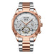 White - Rose Gold - Silver Steel