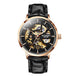 Black - Rose Gold Leather