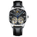 Black - Silver - Black Leather