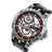 Silver - Red - Black