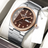 Coffee Brown-Rose Gold