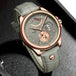 Olive Green - Rose Gold
